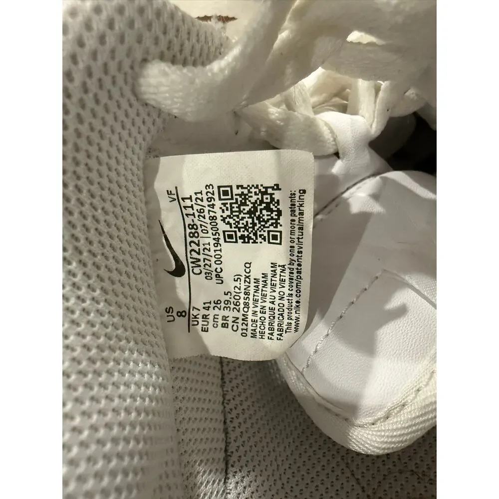 Nike Air Force 1 '07 White CW2288-111 Men's 8 / Women's 9.5 Used